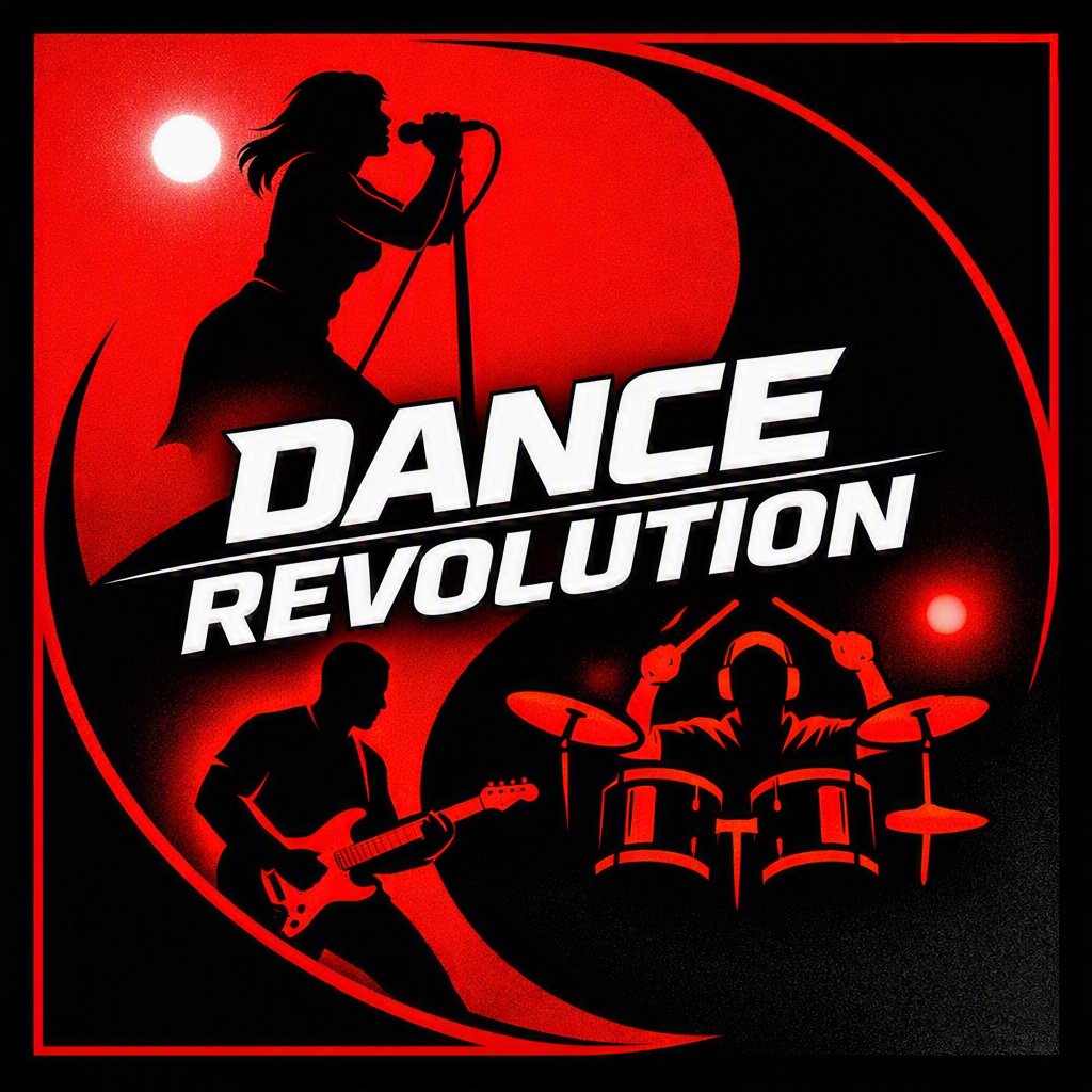 Dance Revolution business card front